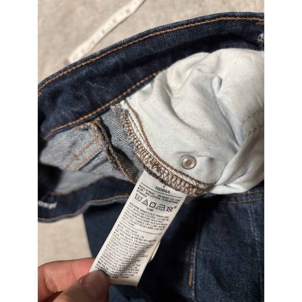 Old Navy Women's High Rise Barrel Leg Denim Blue Jeans Size 2 Pants - Picture 8 of 8